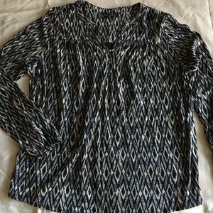 Lucky Brand knit peasant top